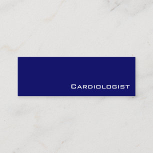 Navy witte cardioloog visitekaartjes