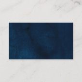 Navy Witte Champagne Ivoor Geometrische Ontvangst Informatiekaartje (Achterkant)