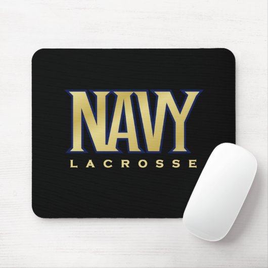 Navy Women's Lacrosse Muismat (Met muis)