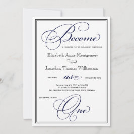 Navy wordt een Christelijke uitnodiging tot huweli