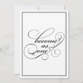 Navy wordt een Christelijke uitnodiging tot huweli (Achterkant)