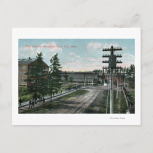 Navy Yard Main Entrance Uitzicht Briefkaart