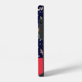 Navy Yellow Wildflower iPhone Hoesje (Linkerkant)