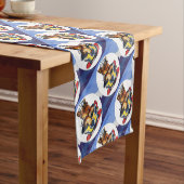 Navy Yorkie Poo Korte Tafelloper (Voorbeeld)