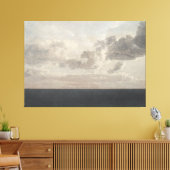 Navy zee, zeegeolie canvas afdruk (Insitu (Woonkamer))