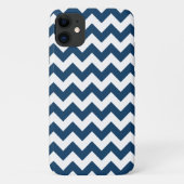 Navy zigzag, Navy Chevron, Geometrisch patroon Case-Mate iPhone Case (Achterkant)