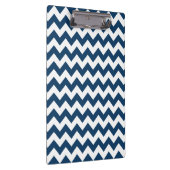 Navy zigzag, Navy Chevron, Geometrisch patroon Klembord (Rechts)
