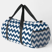Navy zigzag, Navy Chevron, Geometrisch patroon Plunjezak (Rechterhoek)