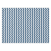Navy zigzag, Navy Chevron, Geometrisch patroon Tafelkleed (Voorkant (Horizontaal))
