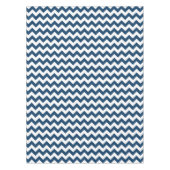 Navy zigzag, Navy Chevron, Geometrisch patroon Tafelkleed (Voorkant)