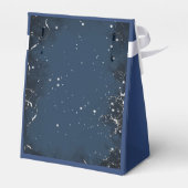 Navy Zilver Goud Favor Doos Bedankdoosjes (Achterkant)