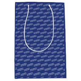 Navyblauw 30e Verjaardag Naam Leeftijd Medium Cadeauzakje
