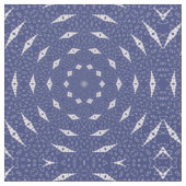 Navyblauw en Roze Mitochondriën Mandala Stof (Close Up)