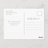 Navyblauw en zilveren agaatmarmeren verjaardagsfee briefkaart (Achterkant)