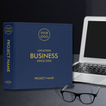 Navyblauw Goud Toevoegen Logo Eenvoudig Modern Zak