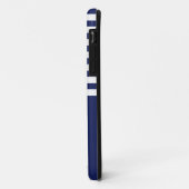 Navyblauw liefdesanker nautisch Case-Mate iPhone case (Achterkant/links)