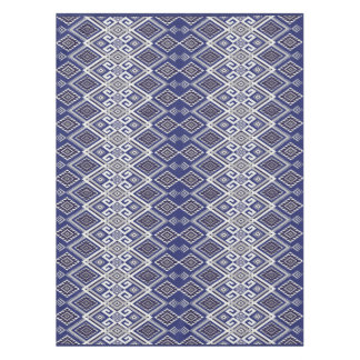 Navyblauw Tribal Motief Oppervlaktestructuur Tafelkleed