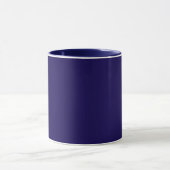 Navyblauwe mok met navyblauwe rand, (Midden)