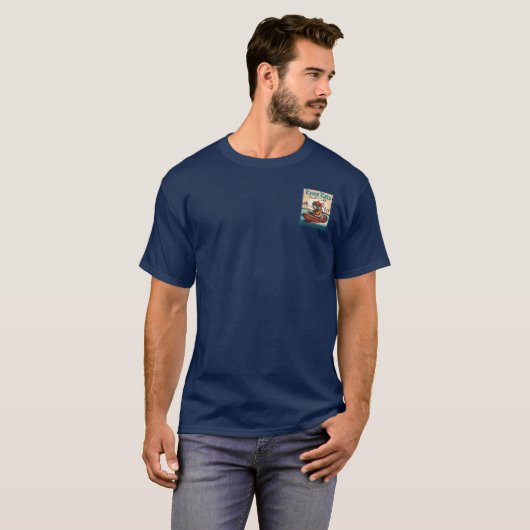 Navyblauwe T-shirt (Voorkant volledig)