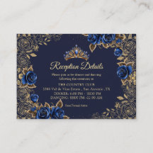 Navyl Blauwe Gouden Tiara Rozen Quinceañera