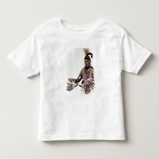 Naw-Kaw of 'Wood', een Winnebago-chef Kinder Shirts (Voorkant)