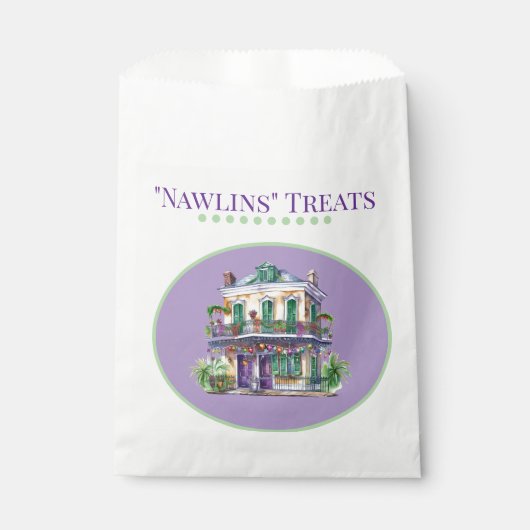 Nawlins lekkernijen bedankzakje (Voorkant)
