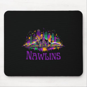 Nawlins New Orleans Stadsgezicht Mardi-gras Souven Muismat