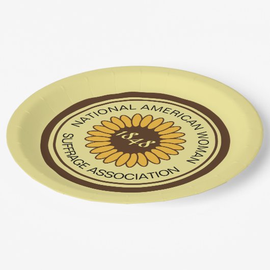 NAWSA Commorative Historic Suffrage Pin Papieren Bordje (Gekanteld)