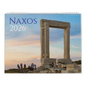 Naxos 2026 Greek Island Calendar Kalender (Hoes)
