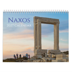 Naxos 2027 Griekse Eiland Kalender