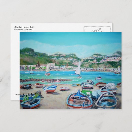 Naxos - Briefkaart (Voorkant / Achterkant)