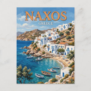 Naxos Eiland Griekenland Briefkaart