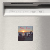 Naxos Greece - Sunset Magneet (Insitu (Vaatwasser))