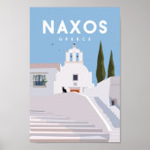 Naxos Greece Vintage poster (Voorkant)