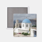 Naxos Greek Church Architecture Magnet (Voorkant / Achterkant)