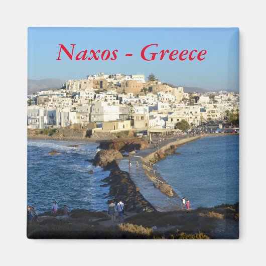 Naxos Griekenland Magneet (Voorkant)