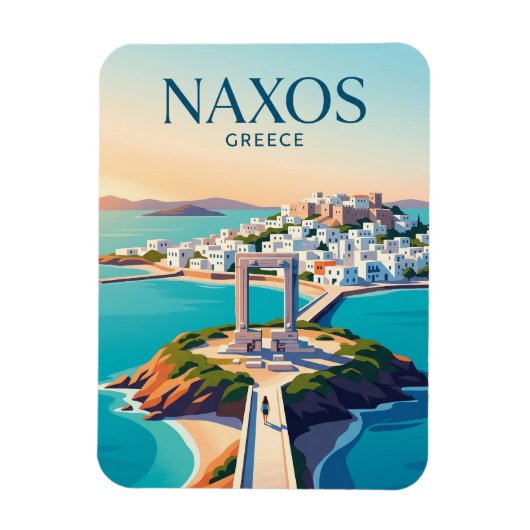 Naxos Griekenland Magneet (Verticaal)