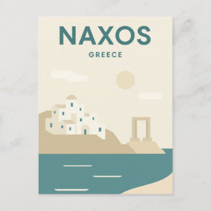 Naxos Griekenland Minimalist Briefkaart
