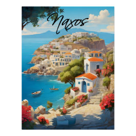 Naxos Griekenland Reisposter Perfect Poster