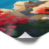 Naxos Griekenland Reisposter Perfect Poster (Hoek)