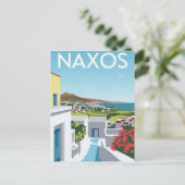 Naxos Griekenland Reizen Briefkaart (Staand voorkant)