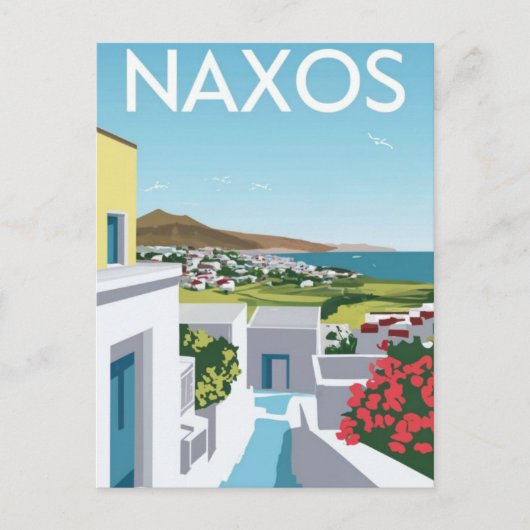 Naxos Griekenland Reizen Briefkaart (Voorkant)
