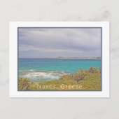 Naxos, Griekenland/strand Briefkaart (Voorkant)