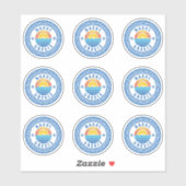 Naxos Island, Greece Multiple Pack Sticker (Vel)