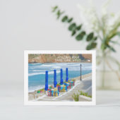 NAXOS ISLAND, GRIEKENLAND/COLORFUL BEACHSIDE T Bri Briefkaart (Staand voorkant)
