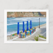 NAXOS ISLAND, GRIEKENLAND/COLORFUL BEACHSIDE T Bri Briefkaart (Voorkant)
