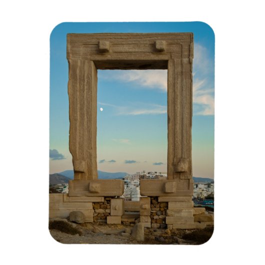 Naxos Portara Fridge Magnet  Magneet (Verticaal)