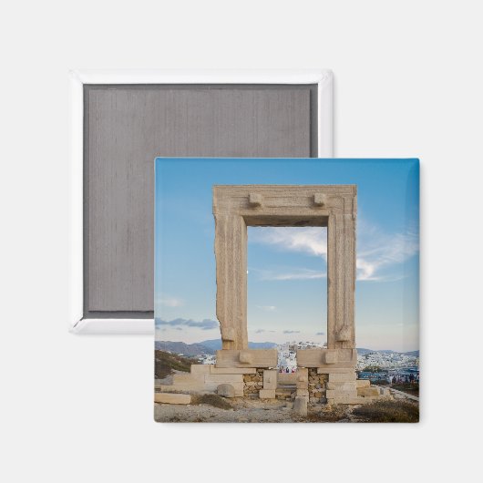 Naxos Portara Magnet (Voorkant / Achterkant)