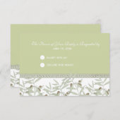 Naxos-reactiekaart RSVP Kaartje (Voorkant / Achterkant)