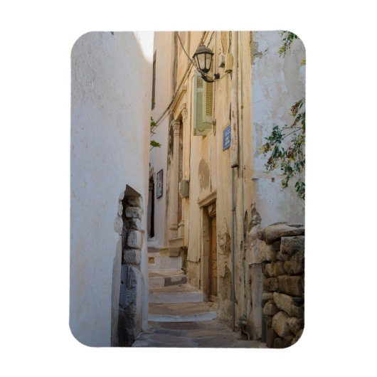 Naxos Street Greek Island Hopping Magnet Magneet (Verticaal)